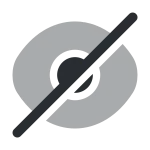 Eye Slash SVG Icon